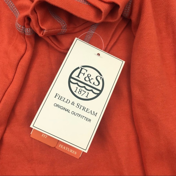 Field & Stream polo in Sunset Oranges - Picture 4 of 5